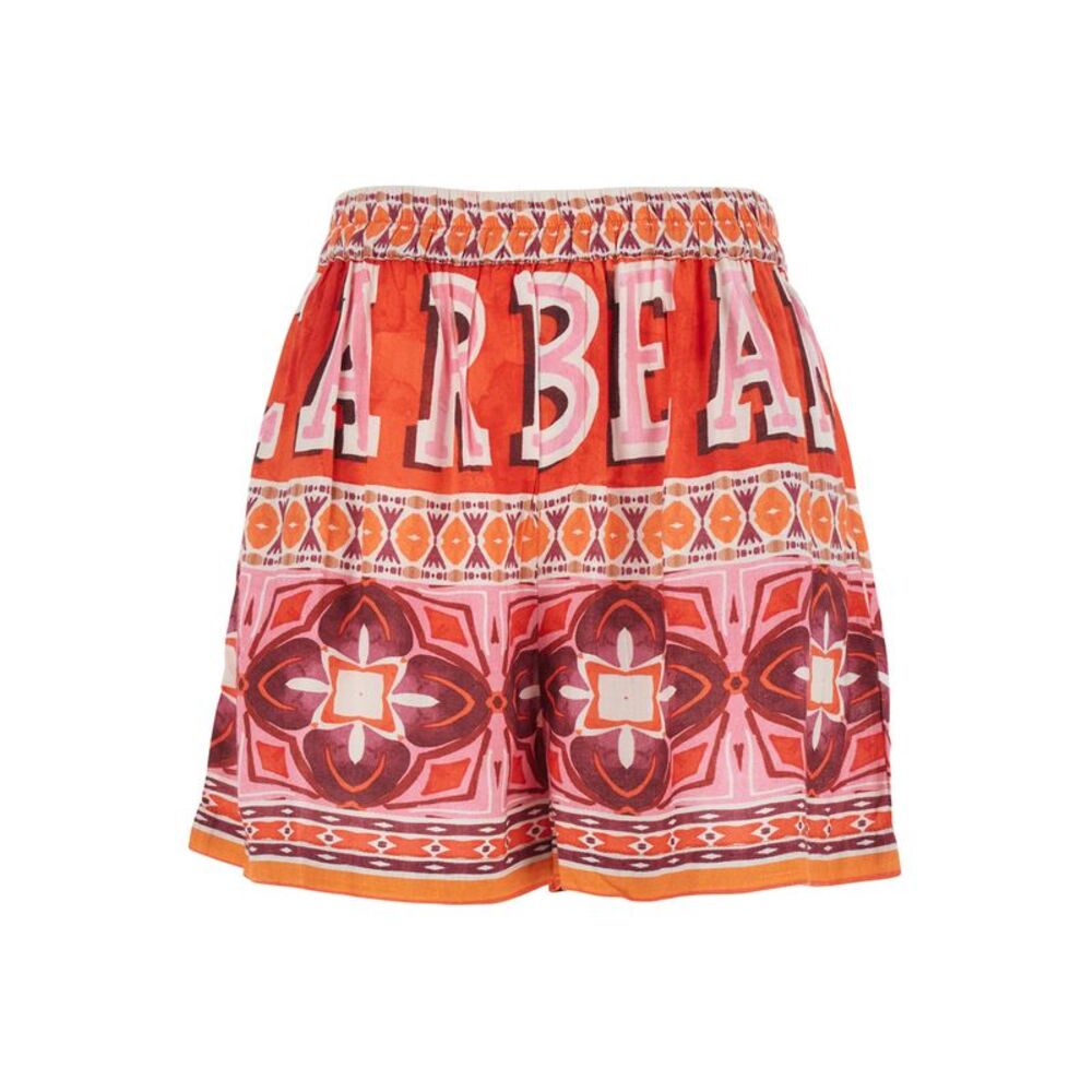Miss June Women Short Kassie Red With High Waist And Modal Pockets For Women